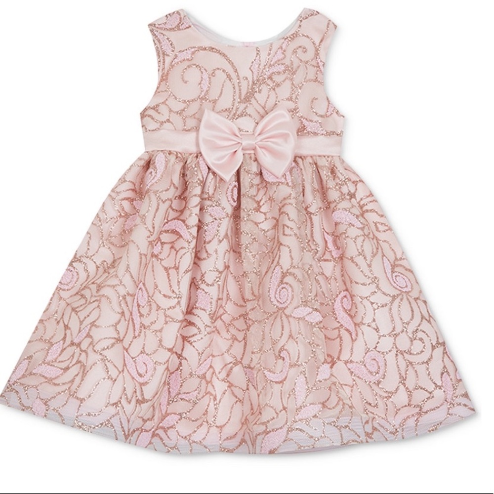 Rare Editions Baby girl’s fit and flare dress